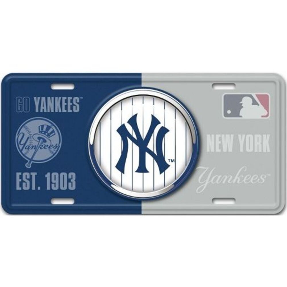 New York Yankees MLB Bullseye License Plate